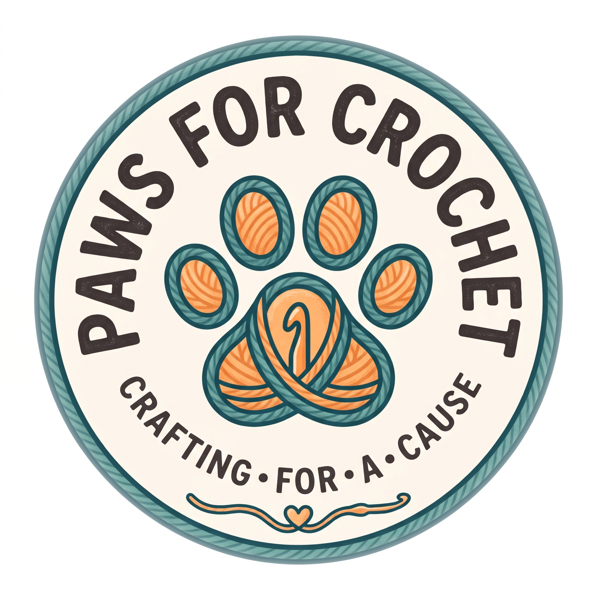 Paws for Crochet Logo